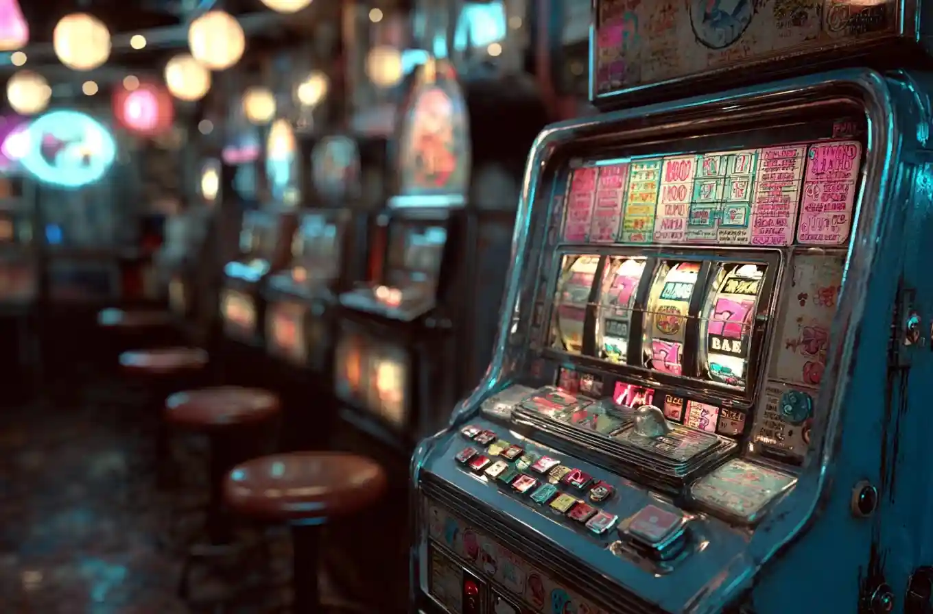 slot machine ornament