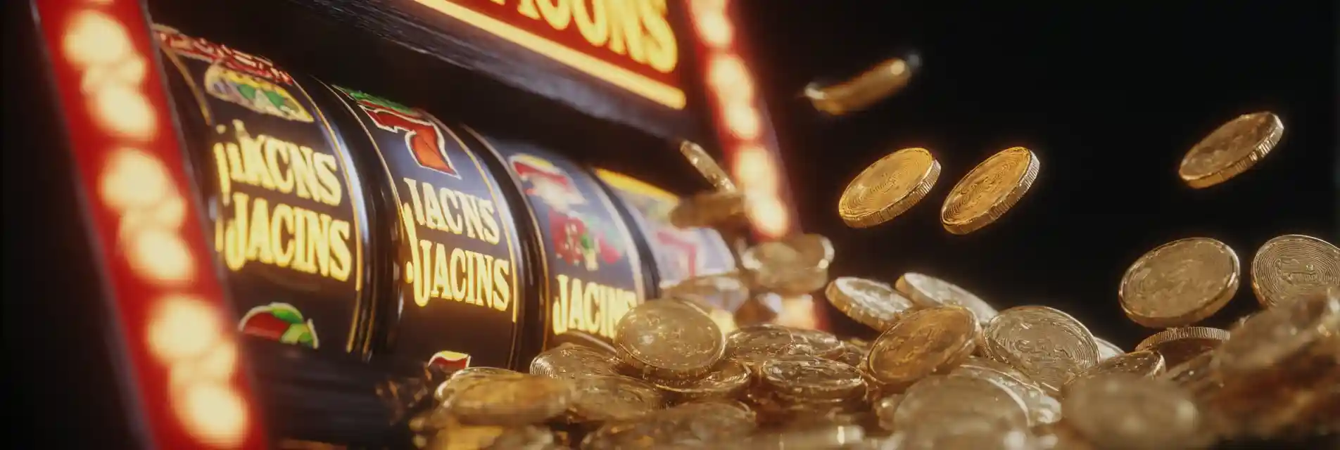 Image of a slot machine representing the Black Diamond experience