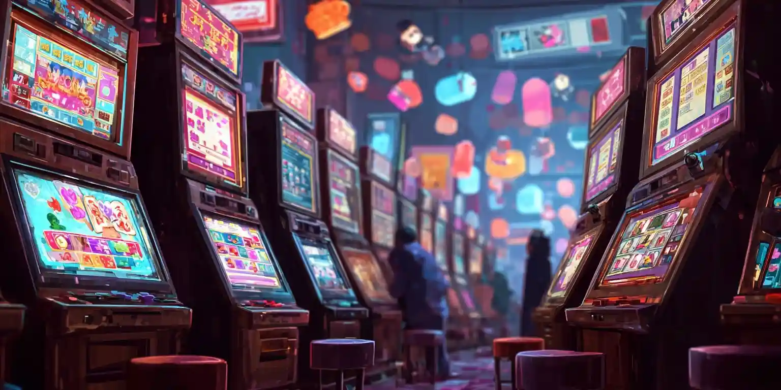 slot machine drawing
